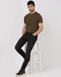 Black Skinny Fit Denim Deluxe Stretch Jeans