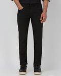 Black Super Slim Fit Denim Deluxe Stretch Jeans