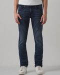 Blue Black Super Slim Fit Denim Deluxe Stretch
