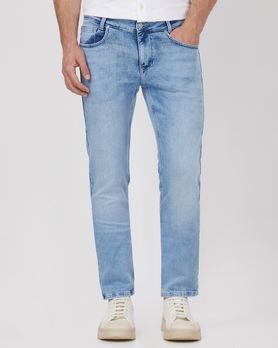 Mid Blue Super Slim Fit Denim Deluxe Stretch Jeans