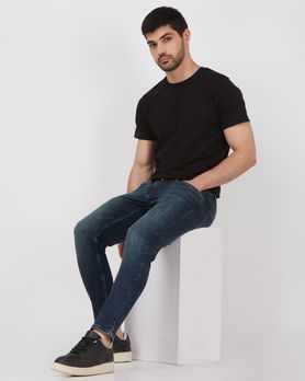 Tinted Ankle Length Denim Deluxe Stretch Jeans