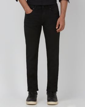 Black Super Slim Fit Denim Deluxe Stretch Jeans