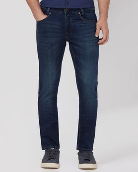 Dark Indigo Blue Super Slim Fit Originals Stretch Jeans