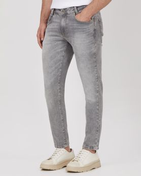 Grey Ankle Length Originals Stretch Jeans