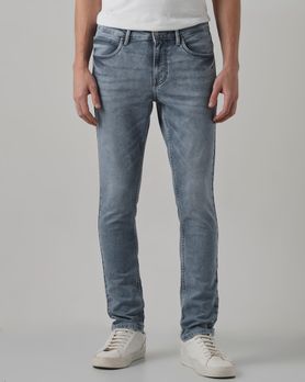 Grey Skinny Fit Denim Deluxe Stretch