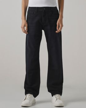 Black Loose Straight Fit Original Stretch