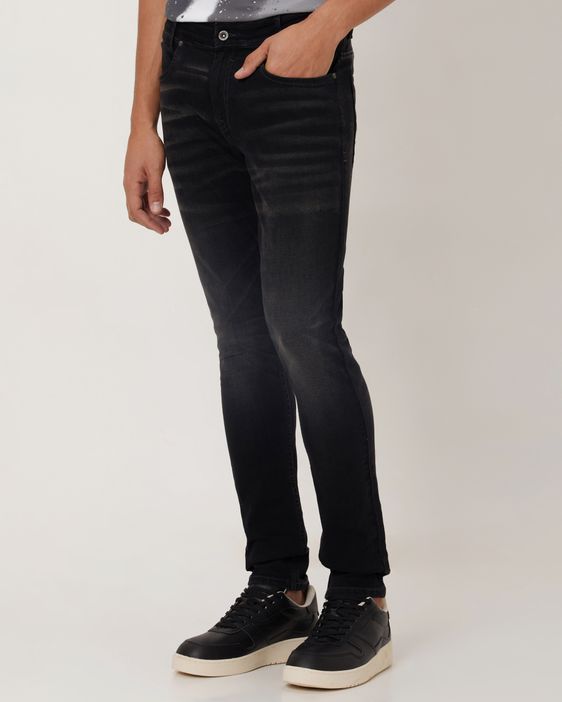 Buy Black Skinny Fit Originals Stretch Jeans Online at Muftijeans