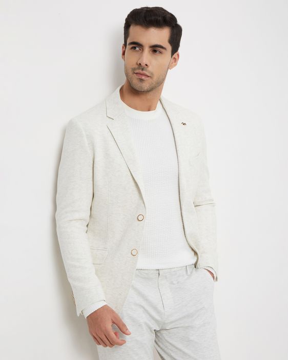 White slim fit blazer outlet