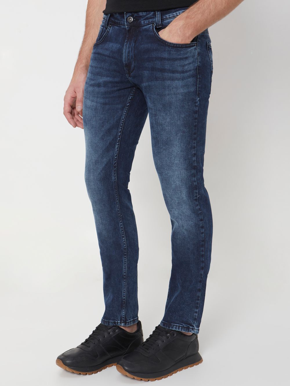 Blue Black Super Slim Fit Originals Stretch Jeans