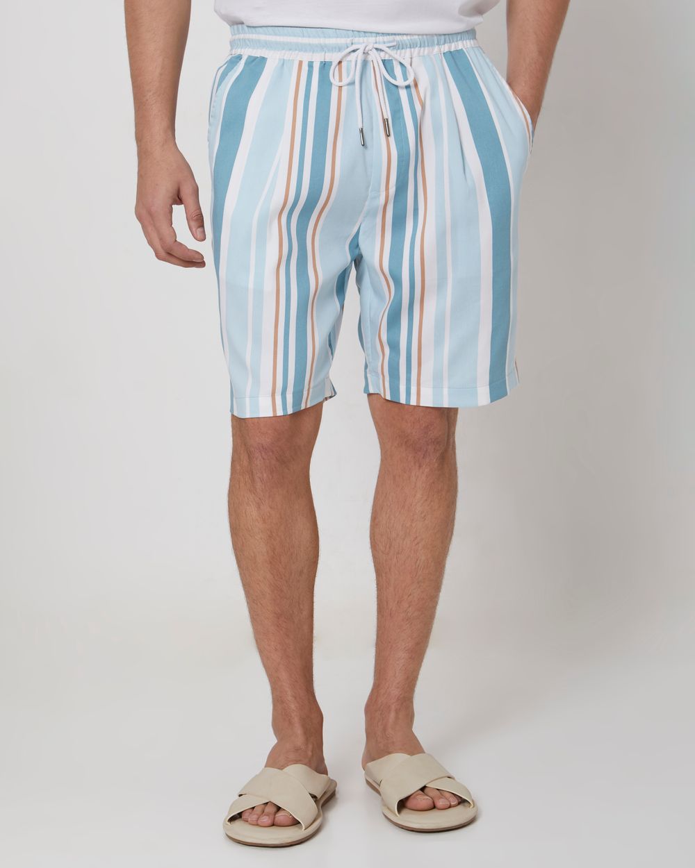 Teal Athleisure Shorts