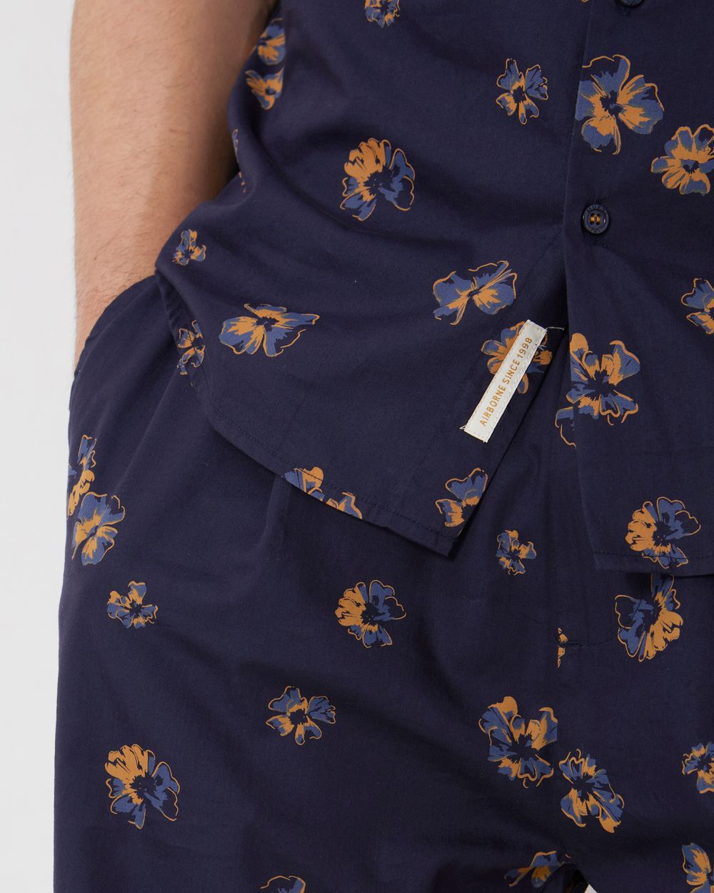 Navy Athleisure Shorts