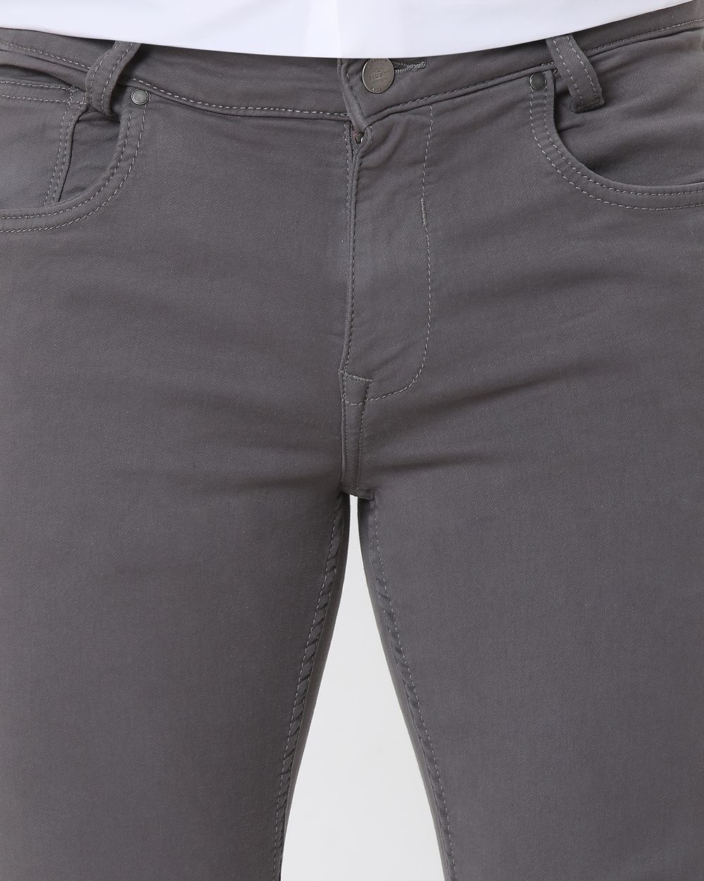 Grey Super Slim Fit Superstretch Coloured Jeans