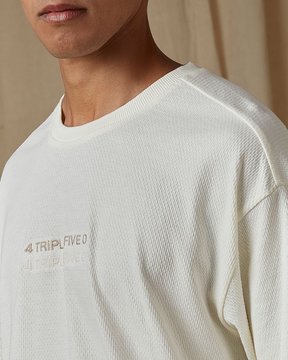 [RECTO] / ☆ 25SS LOOSE FIT COTTON T-SHIRT / OFF WHITE 24/7 Oversized T-Shirt - Off-white - Rise