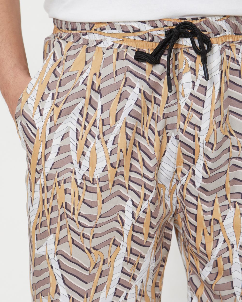 Light Khaki Athleisure Shorts