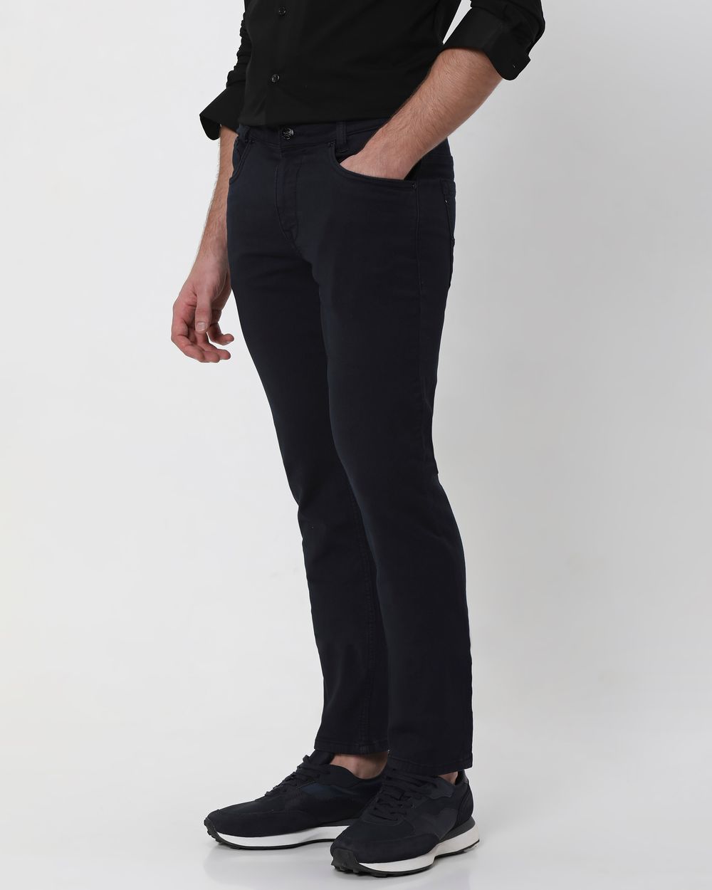 Navy Super Slim Fit Superstretch Coloured Jeans