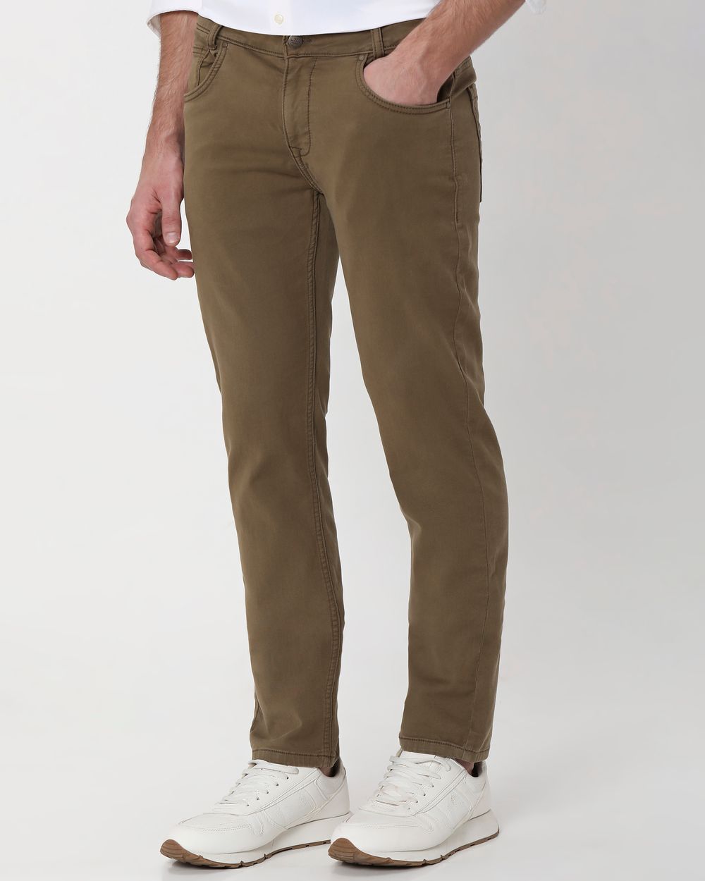 Brown Super Slim Fit Superstretch Coloured Jeans
