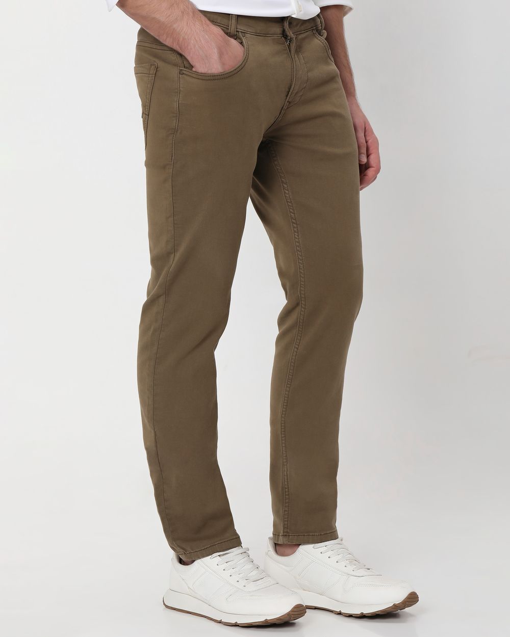 Brown Super Slim Fit Superstretch Coloured Jeans