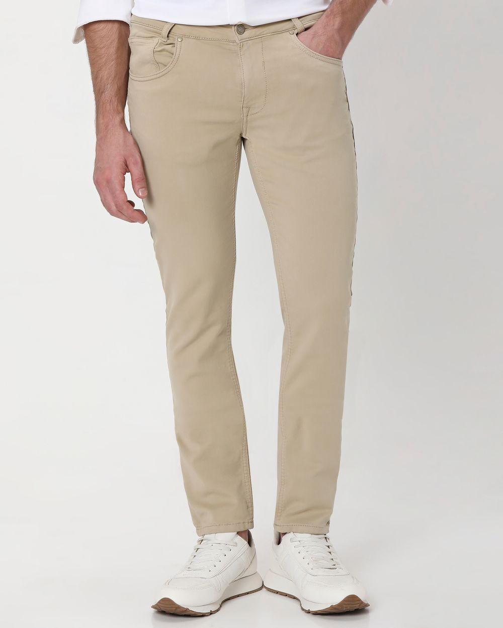 Stone Super Slim Fit Superstretch Coloured Jeans