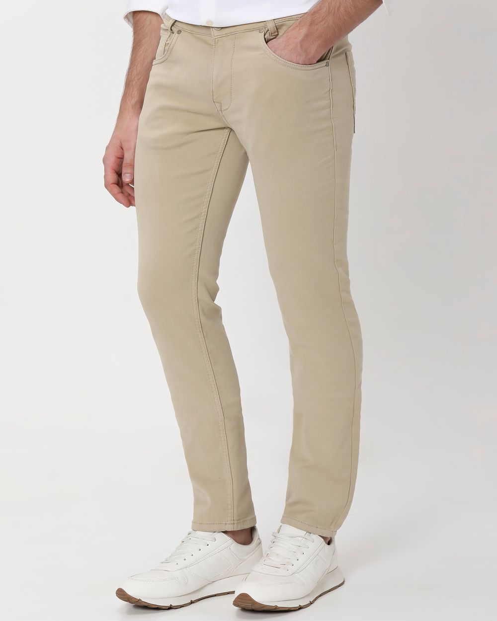 Stone Super Slim Fit Superstretch Coloured Jeans