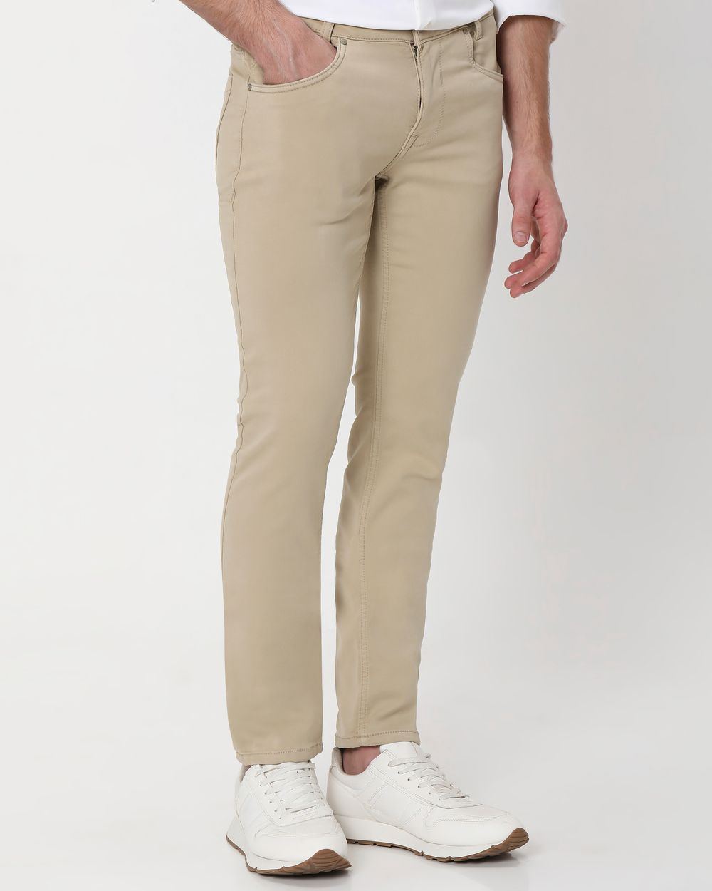 Stone Super Slim Fit Superstretch Coloured Jeans