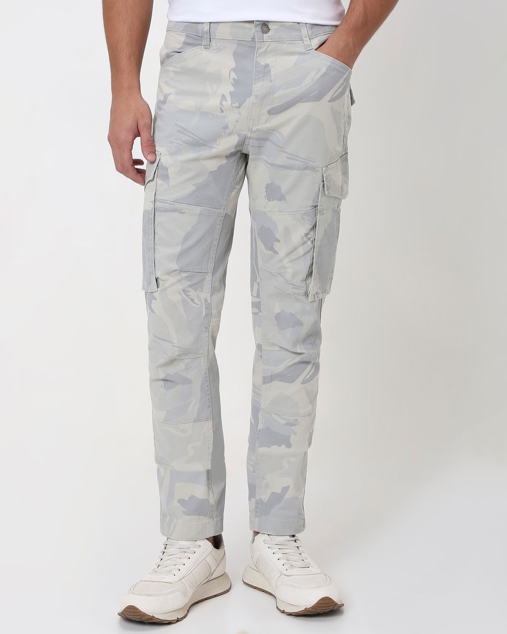 Blue Slim Fit Cargo