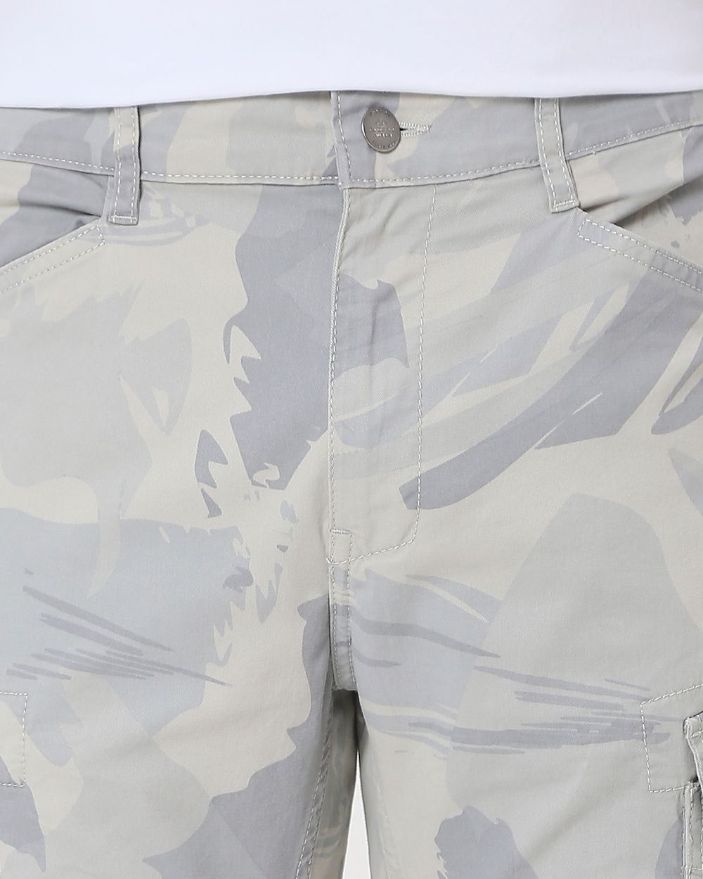Blue Slim Fit Cargo