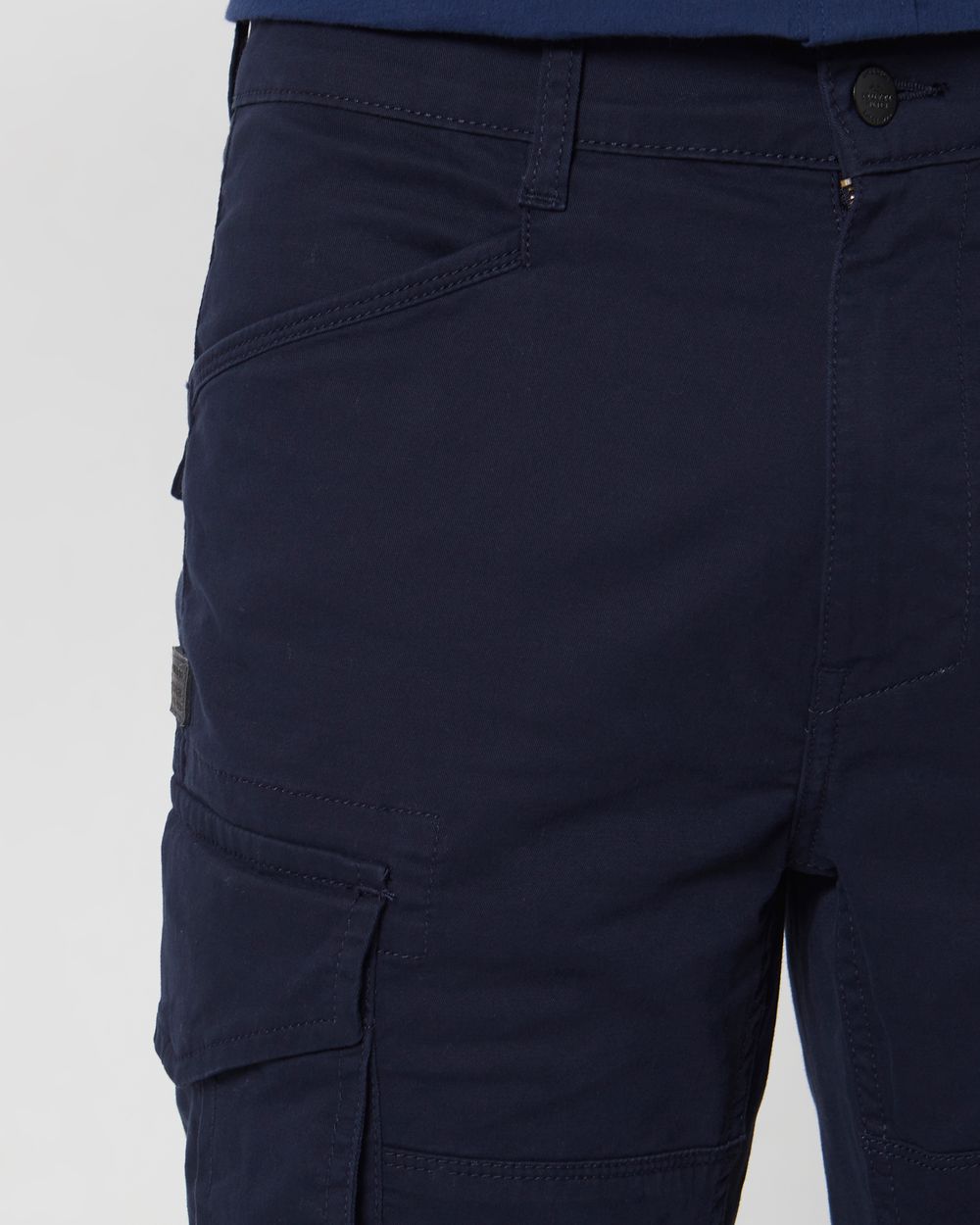 Navy Slim Fit Cargo