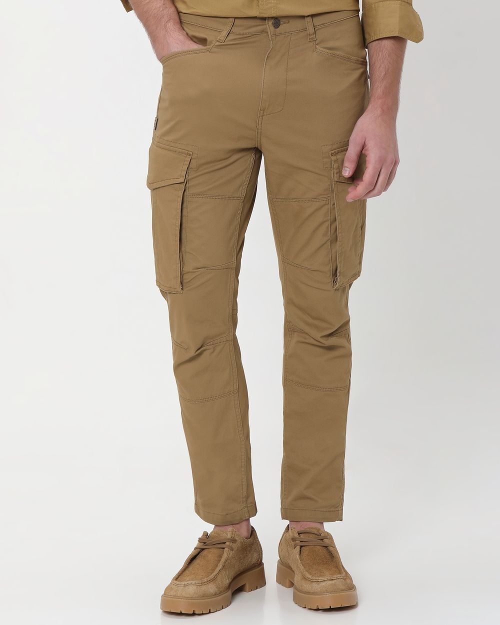Khaki Slim Fit Cargo