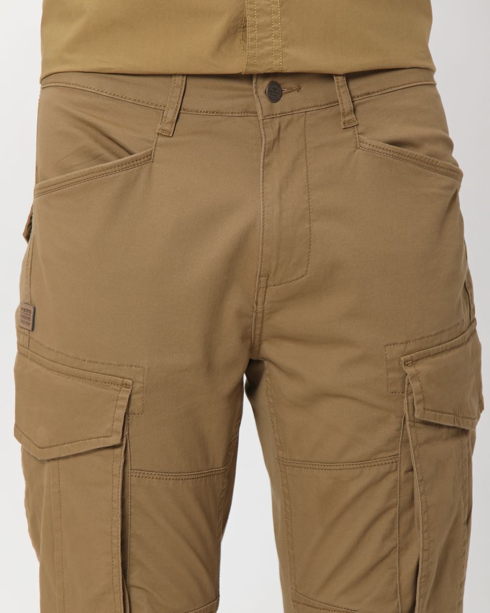 Khaki Slim Fit Cargo