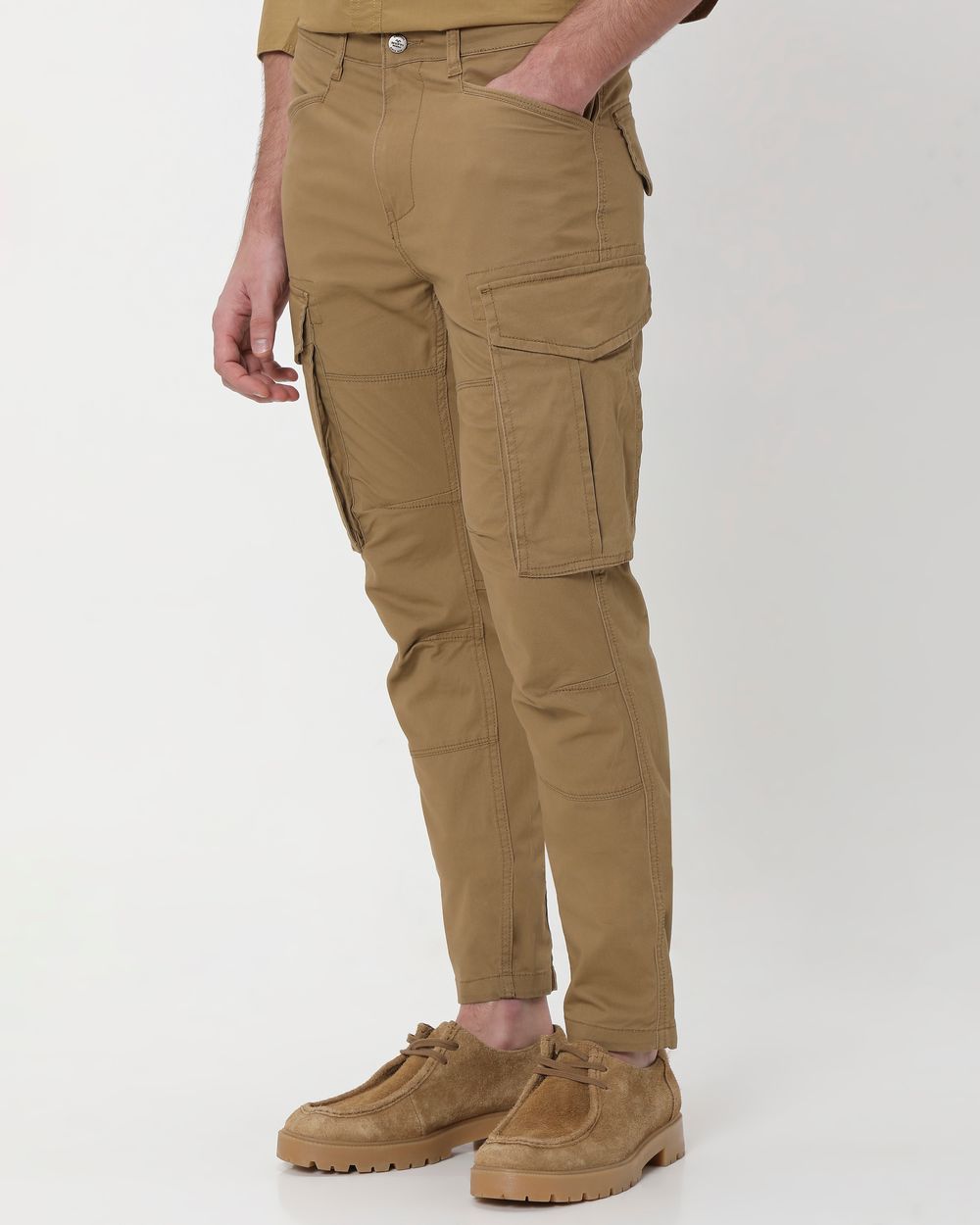 Khaki Slim Fit Cargo