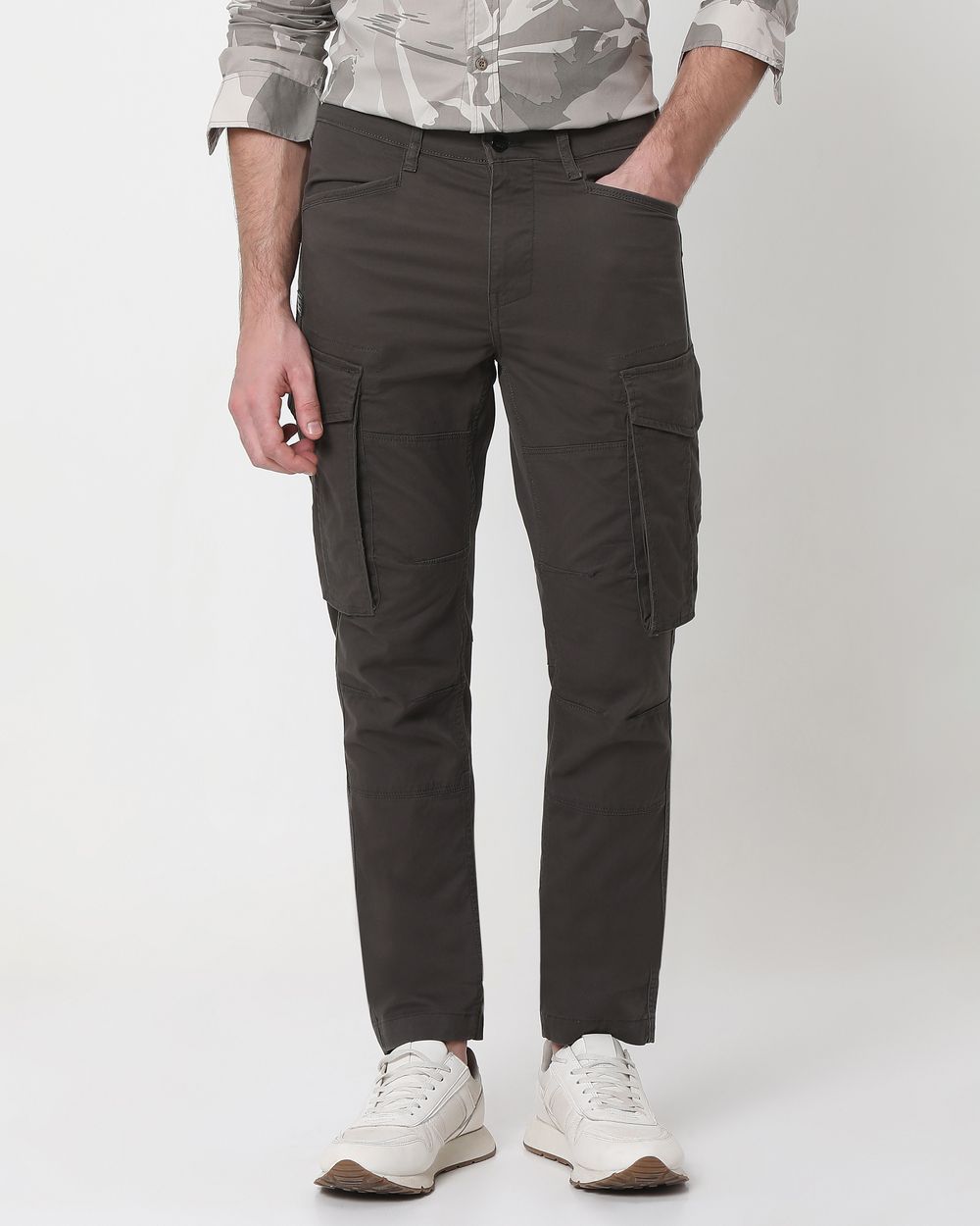 Olive Slim Fit Cargo