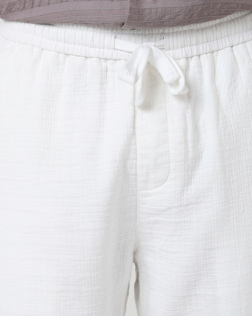 Off White Relaxed Fit Drawstring Trouser