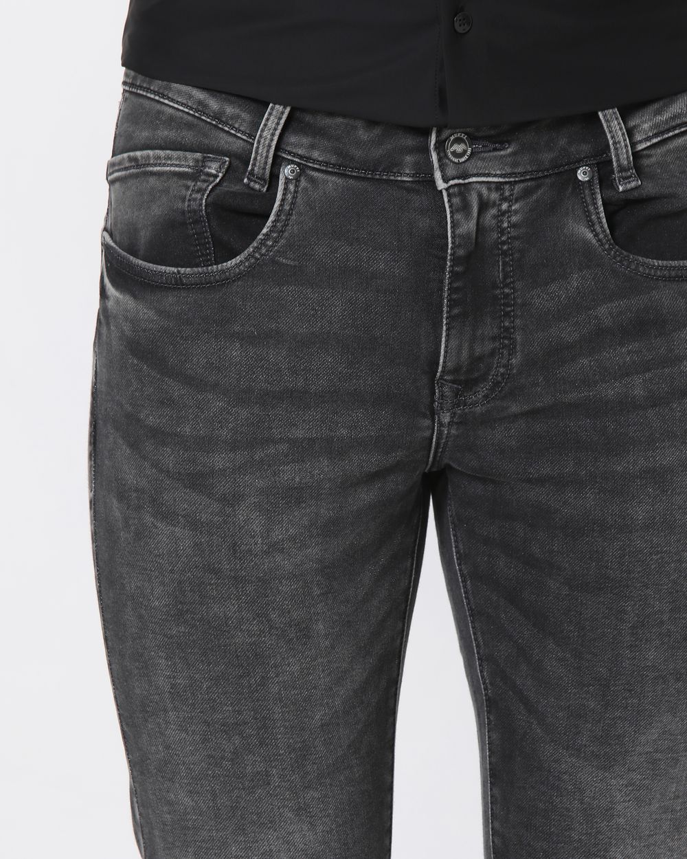 Charcoal Super Slim Fit Denim Deluxe Stretch Jeans