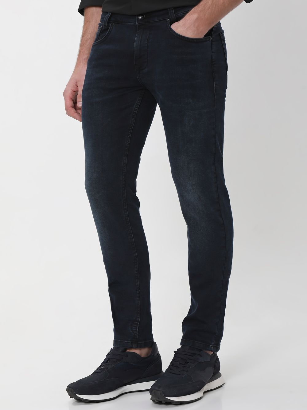 Charcoal Super Slim Fit Fly Weight Jeans