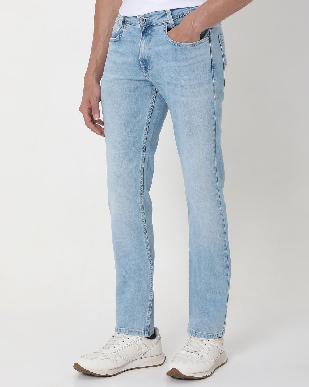 Light Blue Super Slim Fit Originals Stretch Jeans