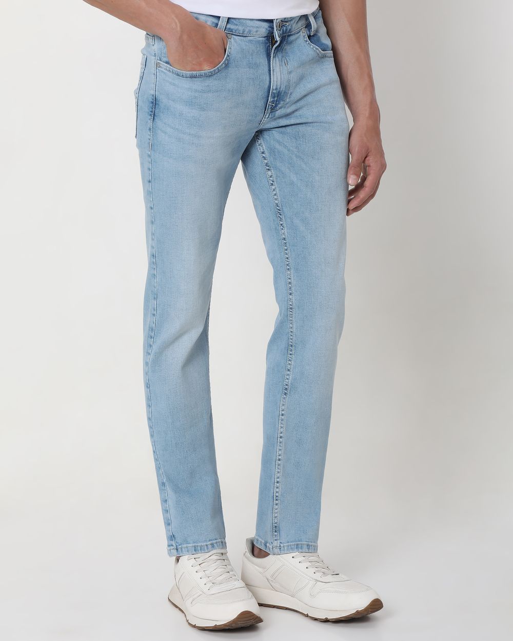 Light Blue Super Slim Fit Originals Stretch Jeans
