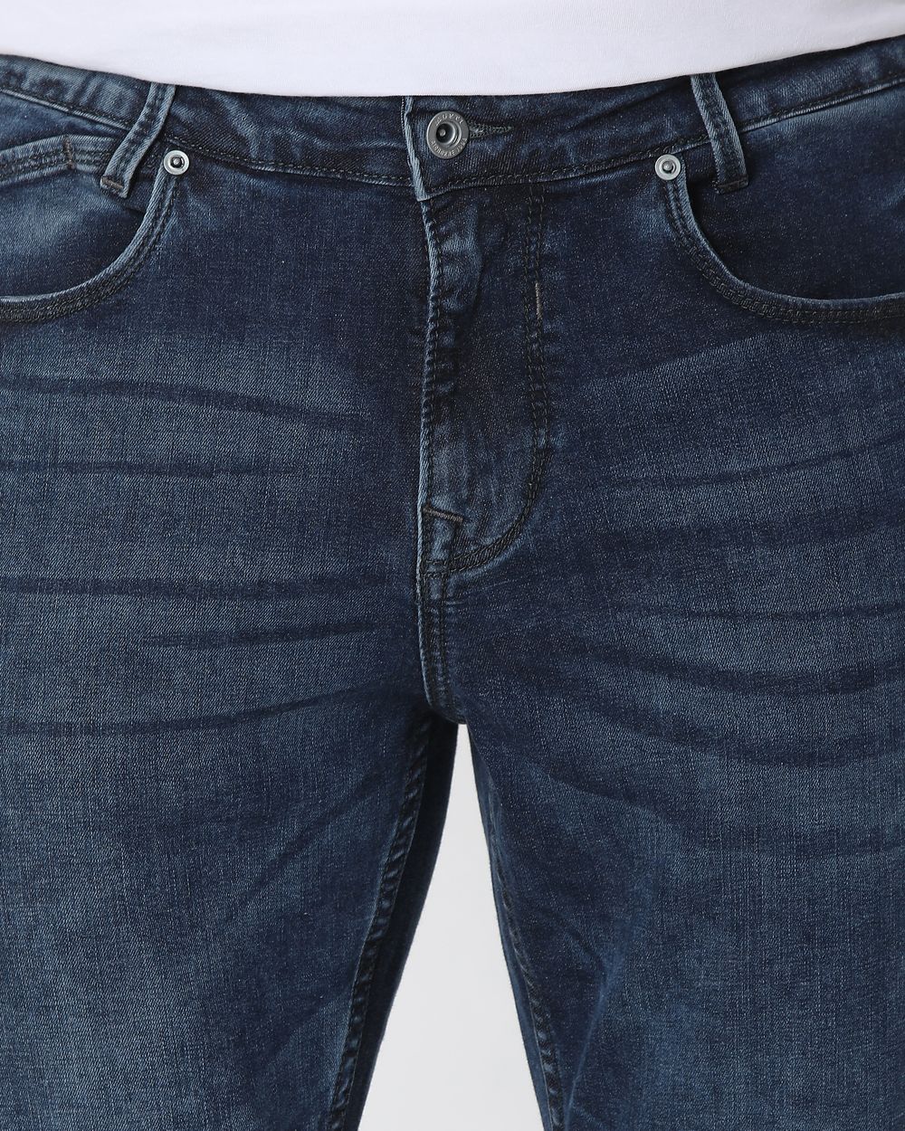 Blue Black Skinny Fit Originals Stretch Jeans