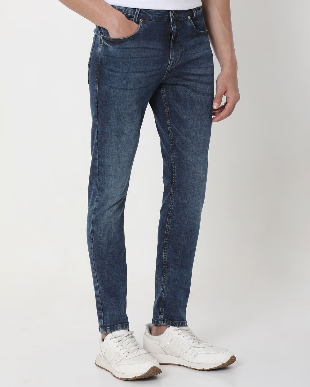 Blue Black Skinny Fit Originals Stretch Jeans