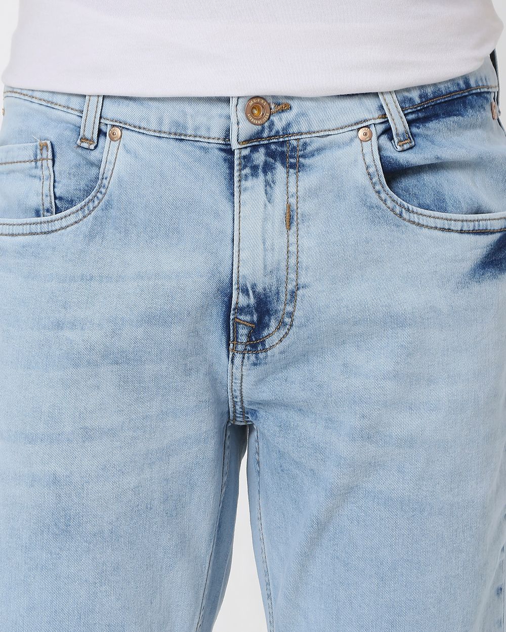 Light Blue Narrow Fit Originals Stretch Jeans
