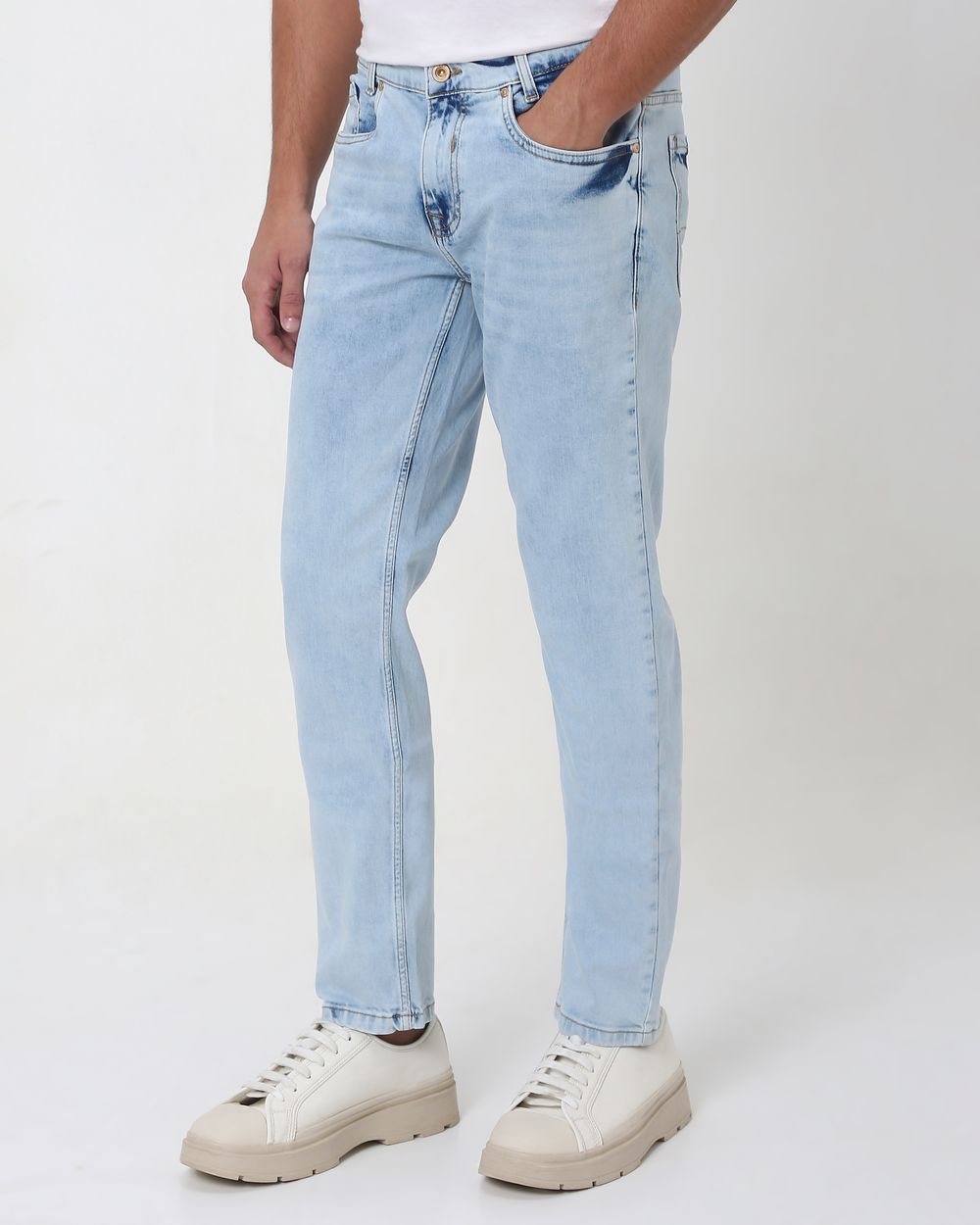 Light Blue Narrow Fit Originals Stretch Jeans