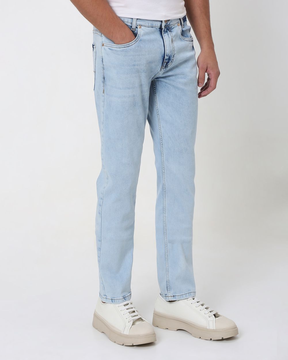 Light Blue Narrow Fit Originals Stretch Jeans