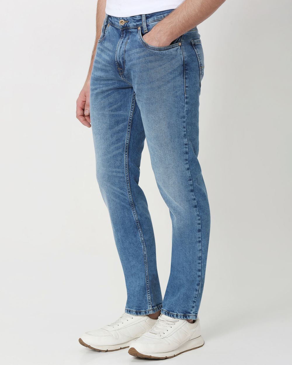 Tinted Relaxed Straight Fit Originals Stretch Jeans