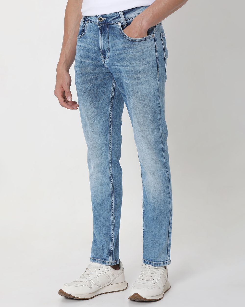 Light Blue Skinny Fit Originals Stretch Jeans