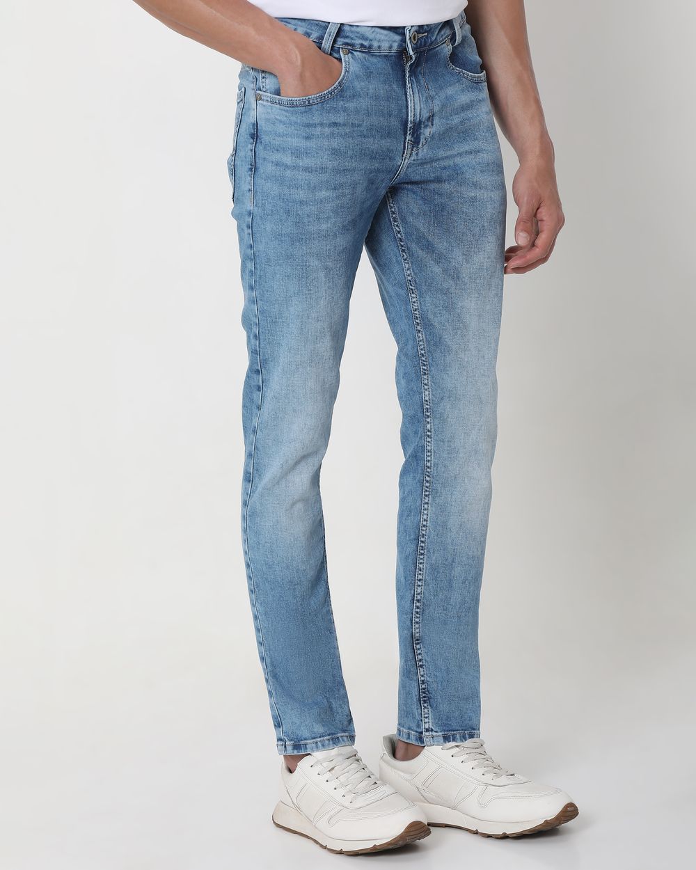 Light Blue Skinny Fit Originals Stretch Jeans
