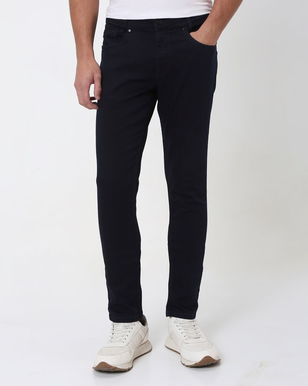 Navy Skinny Fit Originals Stretch Jeans