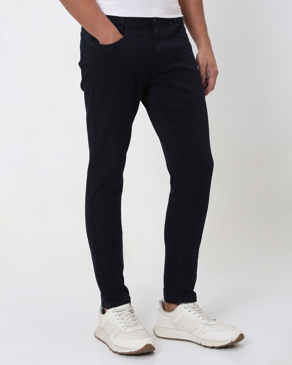 Navy Skinny Fit Originals Stretch Jeans