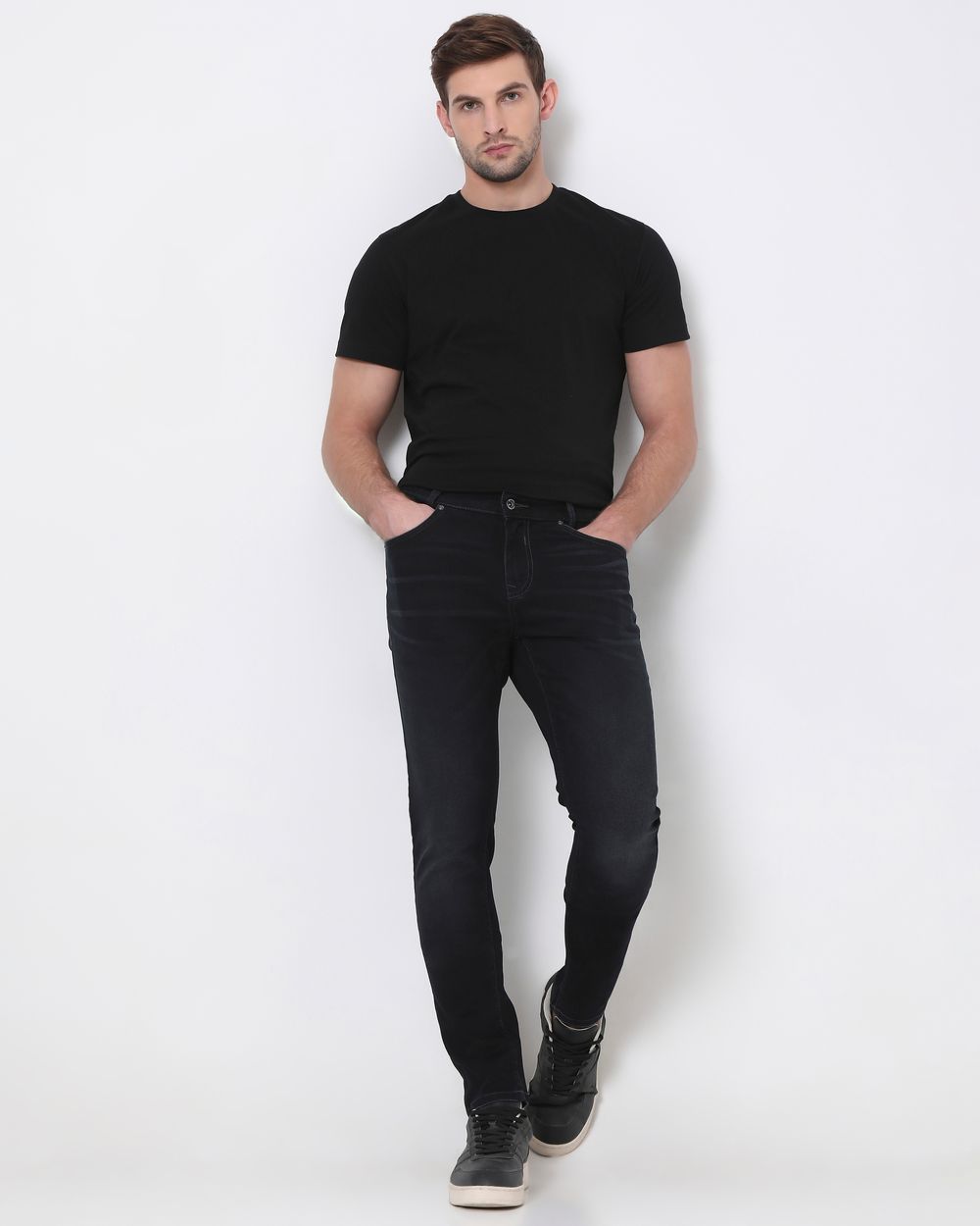 Black Skinny Fit Originals Stretch Jeans
