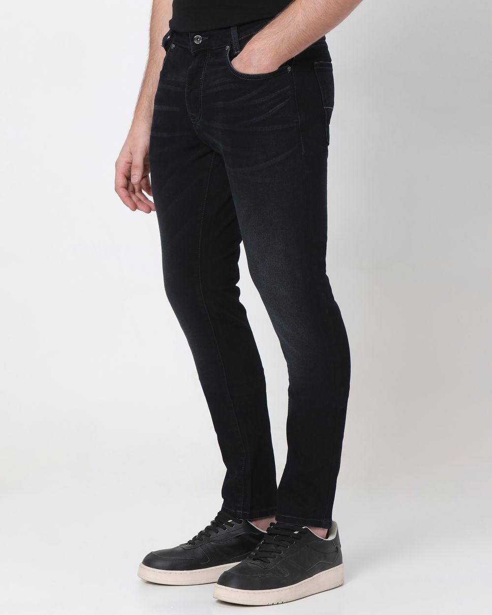 Black Skinny Fit Originals Stretch Jeans