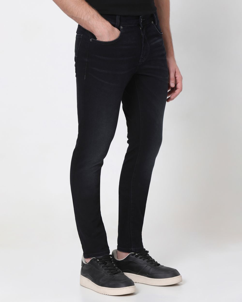 Black Skinny Fit Originals Stretch Jeans