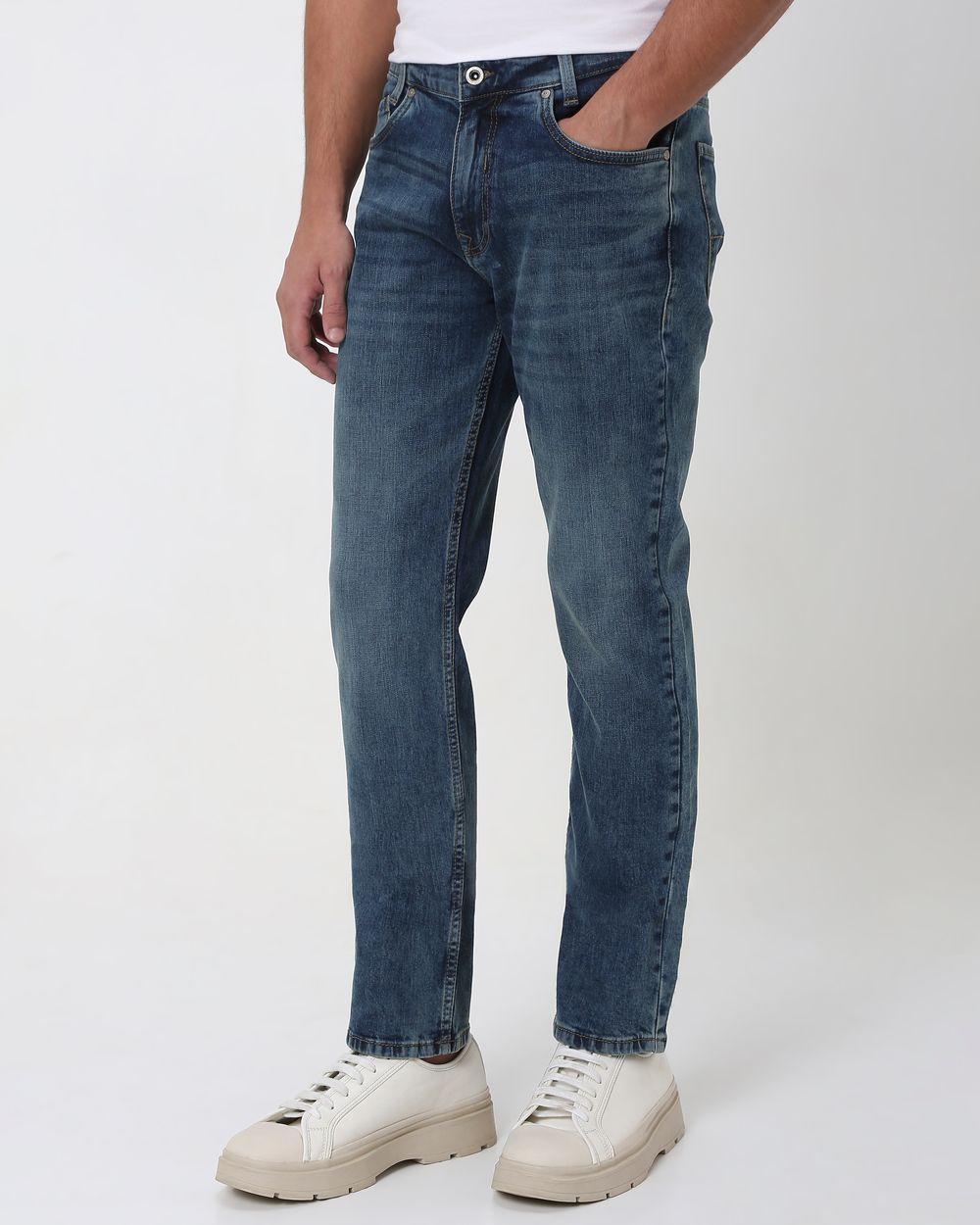 Tinted Straight Fit Originals Stretch Jeans